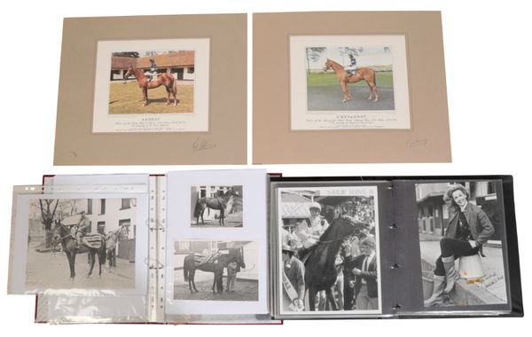 A COLLECTION OF SIGNED PHOTOGRAPHS OF JOCKEYS