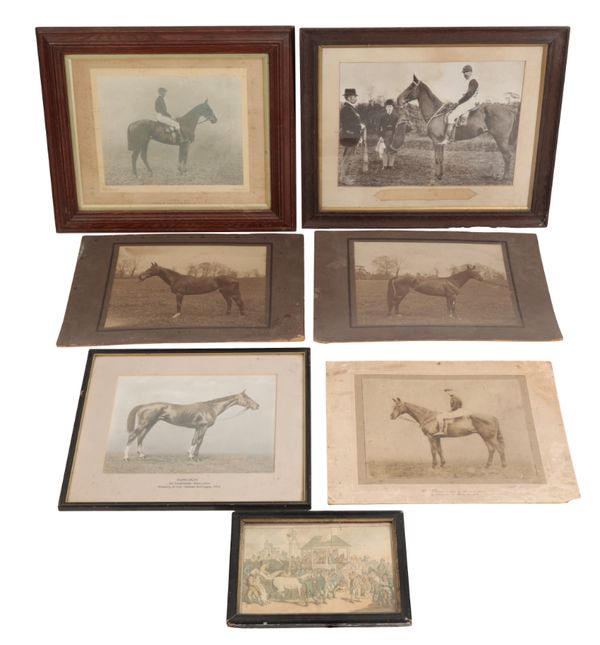 A COLLECTION OF VARIOUS RACING PRINTS