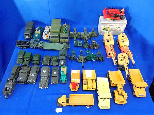 A COLLECTION OF MILITARY AND CONSTRUCTION VEHICLES