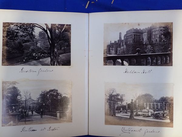 A LATE VICTORIAN PHOTOGRAPH ALBUM