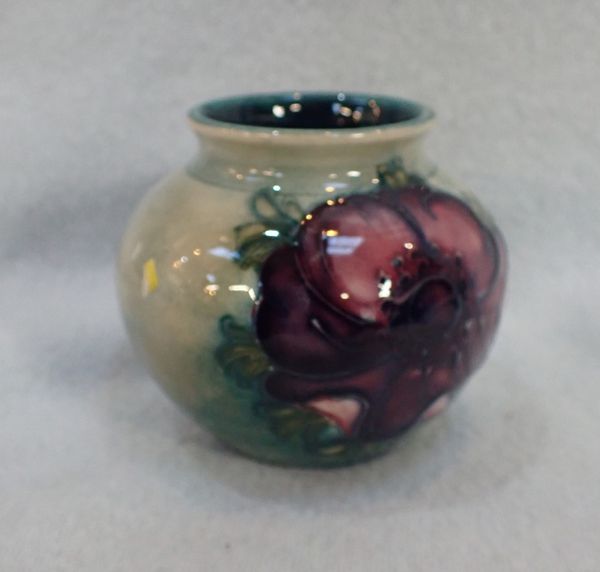 A MOORCROFT SQUAT VASE