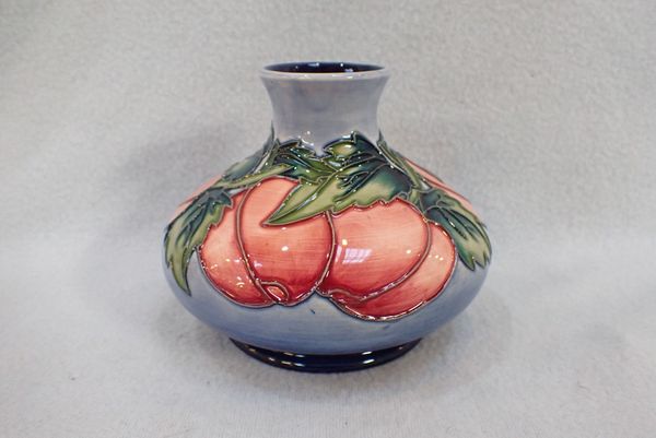 A MOORCROFT SQUAT VASE