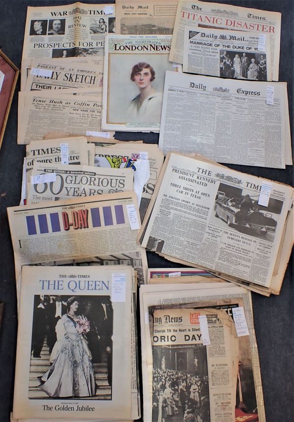 A COLLECTION OF NEWSPAPERS