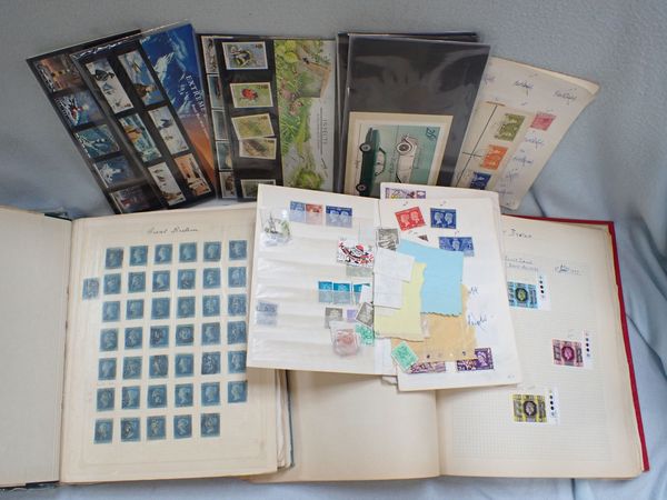 A STAMP COLLECTION, INCLUDING  PENNY REDS AND TWOPENNY BLUES