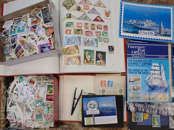 A COLLECTION OF WORLD STAMPS