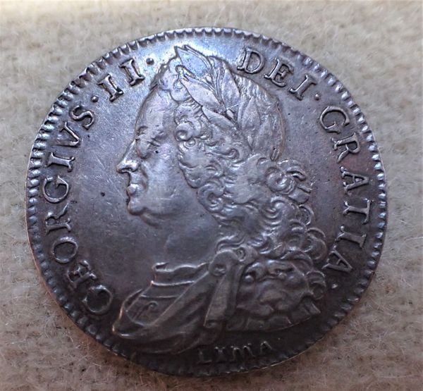 GEORGE II HALF CROWN 1746