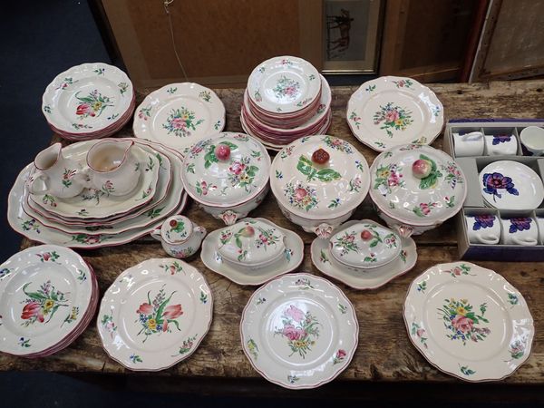 A FRENCH LUNEVILLE  PART DINNER SERVICE