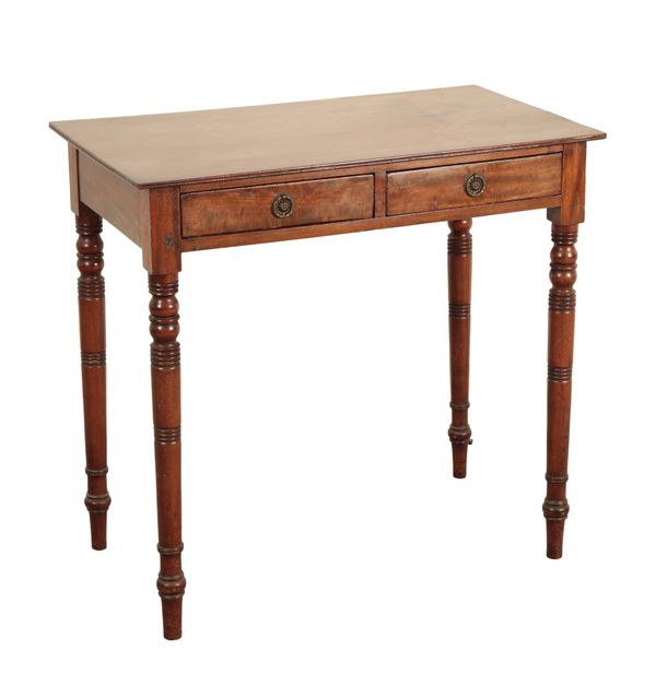 A REGENCY MAHOGANY SIDE TABLE