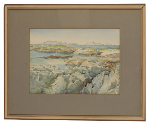 SCOTTISH SCHOOL, 20TH CENTURY A coastal landscape