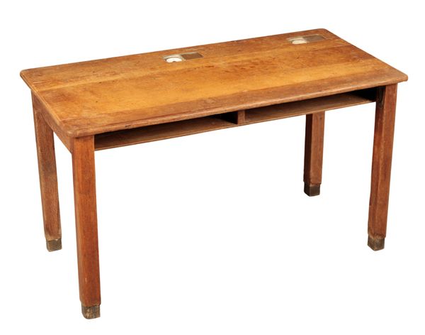 AN OAK CHILD'S DESK