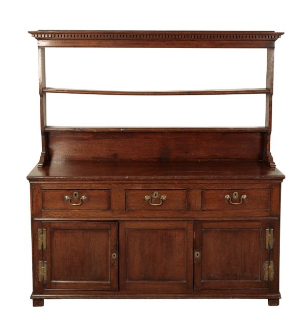 AN OAK DRESSER