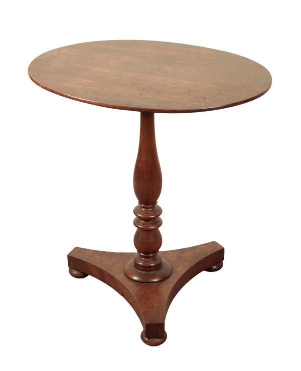 AN EARLY VICTORIAN MAHOGANY OCCASIONAL TABLE