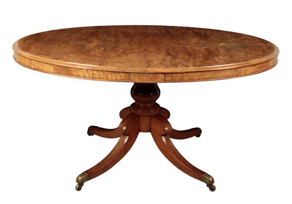 A VICTORIAN WALNUT CENTRE TABLE