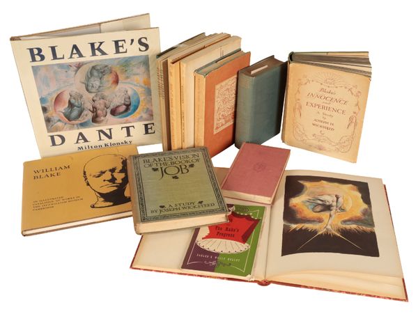 A QUANTITY OF BOOKS RELATING TO WILLIAM BLAKE