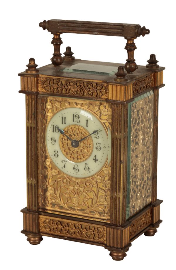 A FRENCH CARRIAGE CLOCK