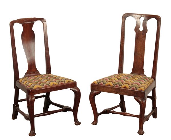 A GEORGE II MAHOGANY SIDE CHAIR