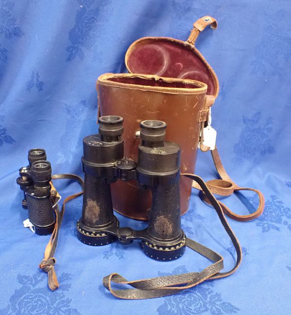 A CASED PAIR OF BARR BINOCULARS