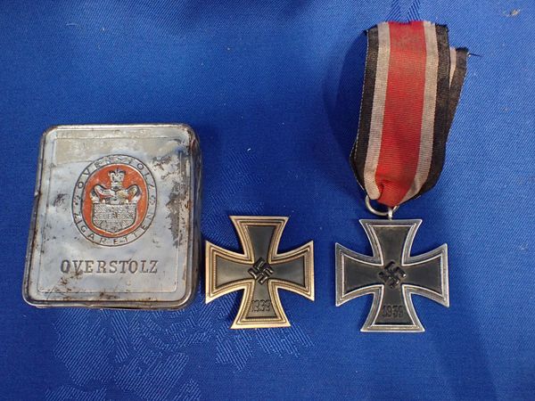 TWO IRON CROSSES (WWII TYPE)