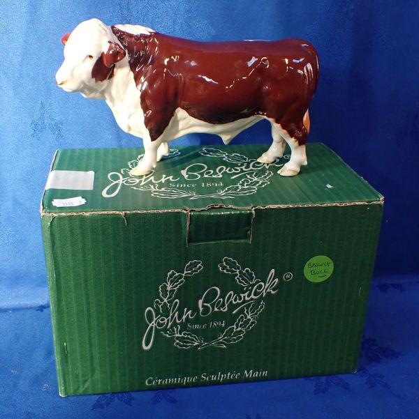 A BESWICK BULL