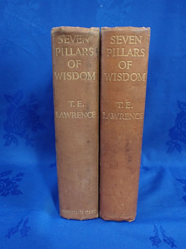 T.E. LAWRENCE: 'SEVEN PILLARS OF WISDOM', JONATHAN CAPE, 1935