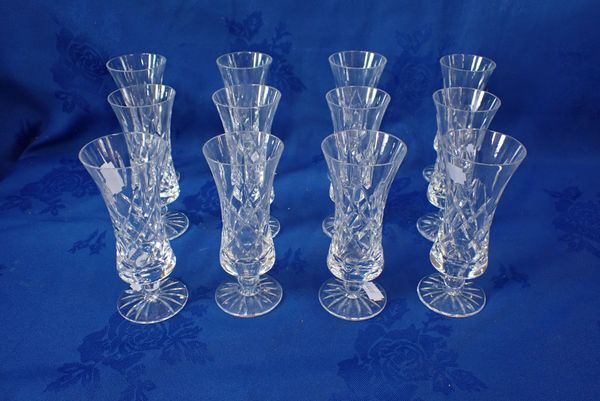 A SET OF TWELVE ROYAL BRIERLEY SHERRY SCHOONERS