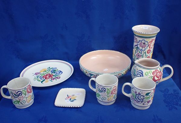 A COLLECTION OF TRADITIONAL POOLE POTTERY CERAMICS