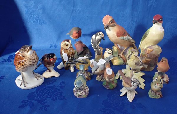 A COLLECTION OF ROYAL WORCESTER BIRDS