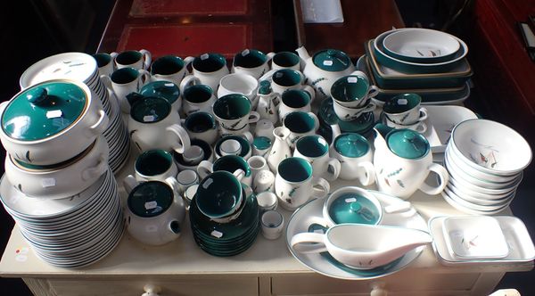 A COLLECTION OF DENBY 'GREENWHEAT' TEA AND DINNER WARE
