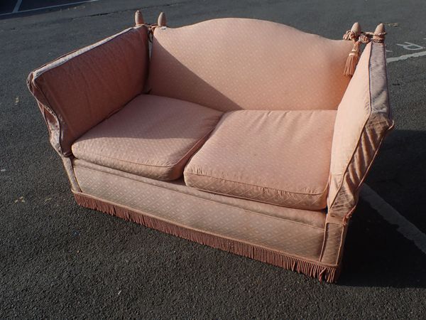 A TWO-SEATER KNOLE SOFA