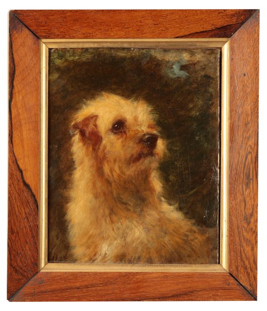 THOMAS EARL (fl. 1836-1885)  Study of a terrier
