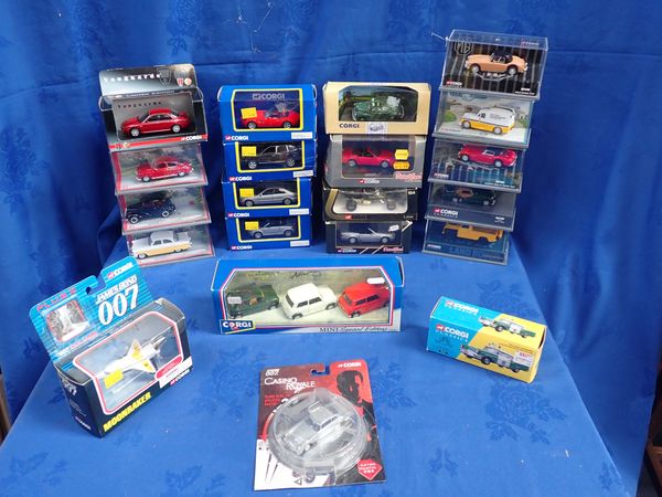 A COLLECTION OF CORGI CARS AND OTHER VEHICLES