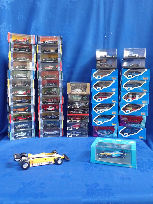 A COLLECTION OF RACING CARS