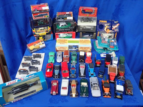 A COLLECTION OF BOXED VEHICLES, VARIOUS MAKERS