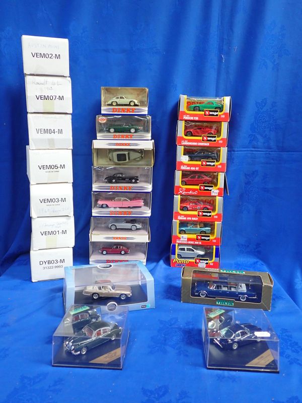 A COLLECTION OF CAR MODELS