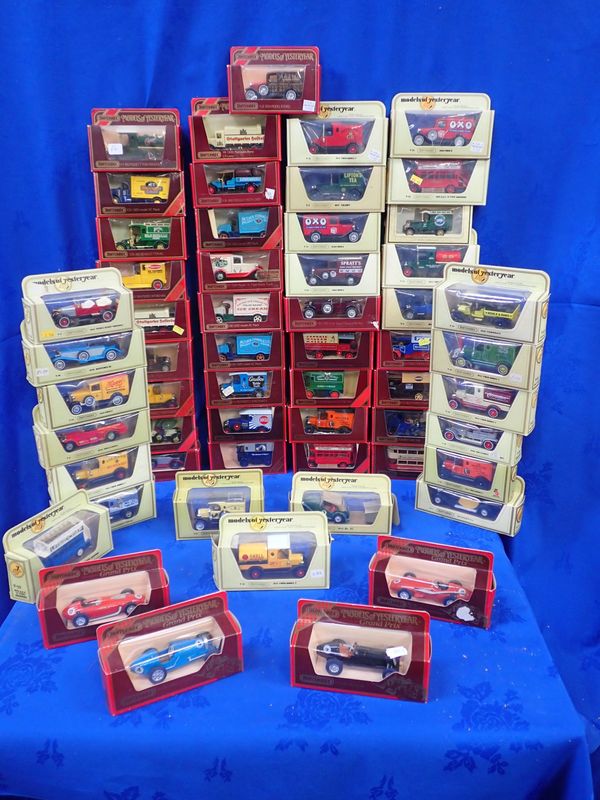 A COLLECTION OF MATCHBOX MODELS OF YESTERYEAR