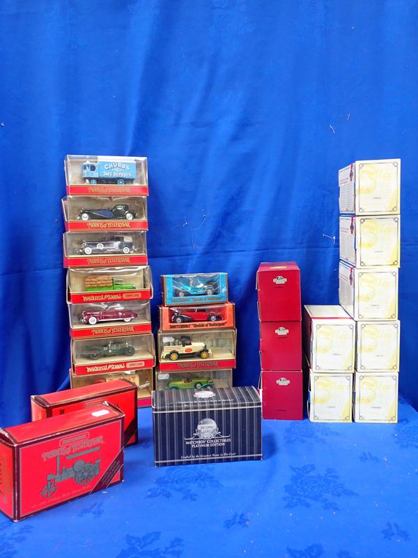 A COLLECTION OF MATCHBOX MODELS OF YESTERYEAR AND COLLECTIBLES