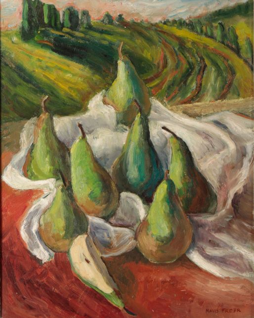 *MAVIS FREER (B. 1927) 'March of the Pears'