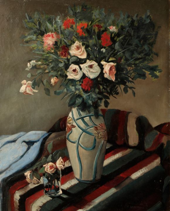 EMERIC VAGH-WEINMANN (1919-2012) 'Vase des Fleurs sur Table'