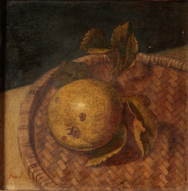 *MAXWELL ASHBY ARMFIELD (1882-1972)  'Apple on a Chinese Tray'