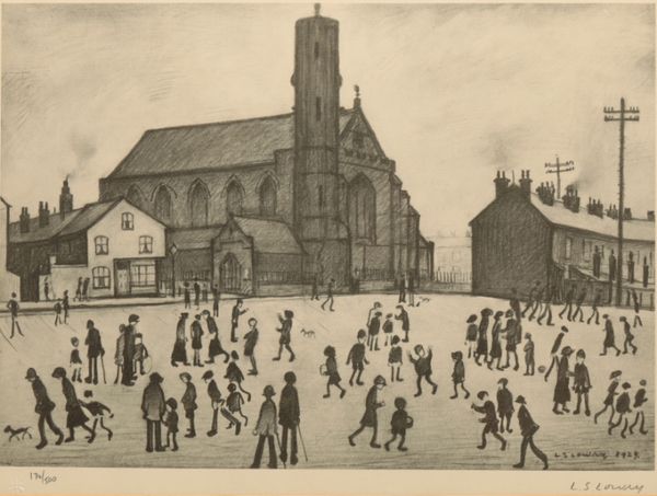 *LAURENCE STEPHEN LOWRY (1887-1976) 'St Mary's, Beswick'