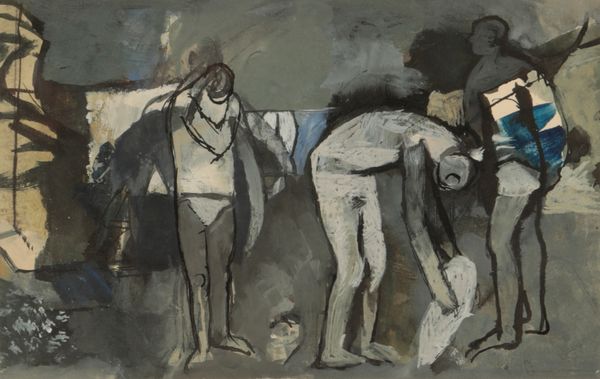 *KEITH VAUGHAN (1912-1997) 'Study for a Group of Bathers'