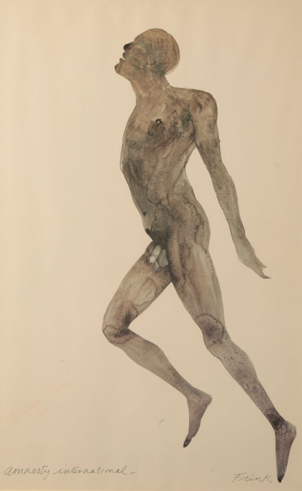 *ELISABETH FRINK (1930-1993) Running Man for Amnesty International