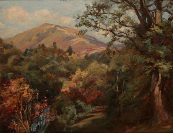 ROBERT PAYTON REID (1859-1945) Highland landscape with trees to the foreground