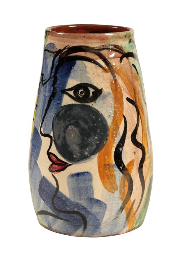 *JOHN PIPER (1903-1992) FOR FULHAM POTTERY: A large vase