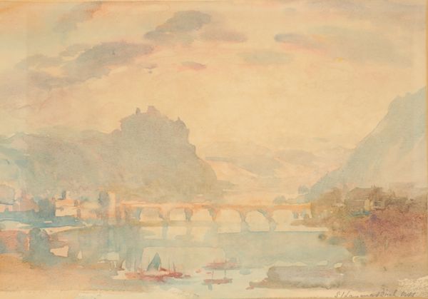 *SAMUEL JOHN LAMORNA BIRCH (1869-1955) A Continental River Landscape