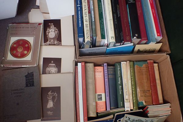 A COLLECTION OF BOOKS ON ANTIQUE SILVER