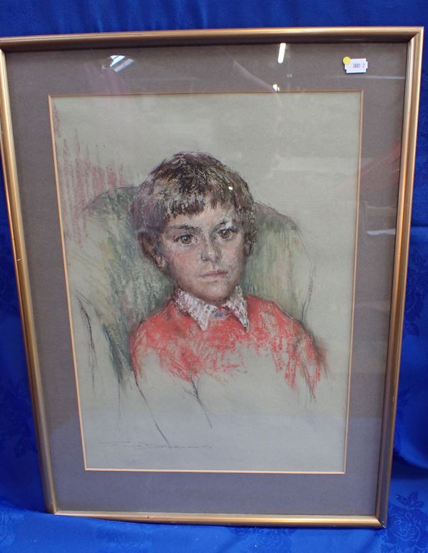 RONALD DICKINSON (CANADIAN): PORTRAIT OF A YOUNG BOY