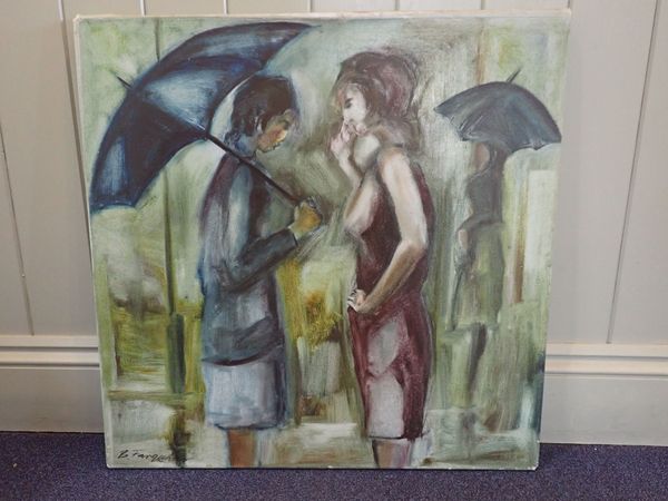 ROBERT FARQUHAR ('BOB THE BRUSH'): 'CHATTING IN THE RAIN'