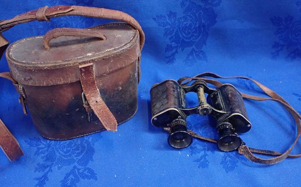 A PAIR OF EARLY 20TH CENTURY CARL ZEISS JENA BINOCULARS