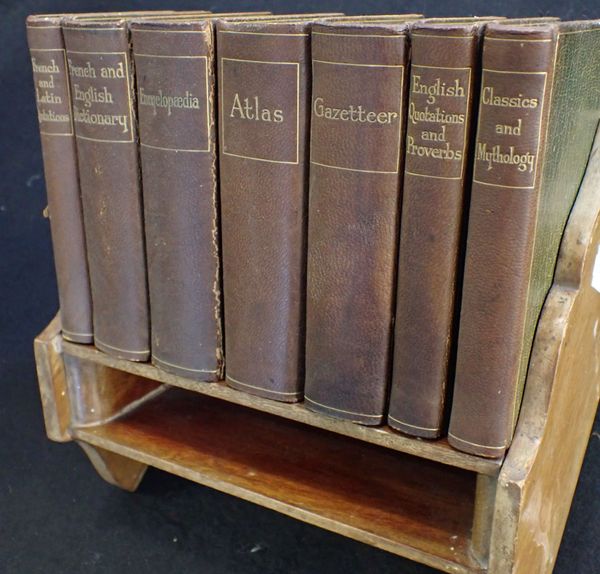 ASPREYS: A SET OF LEATHER-BOUND REFERENCE BOOKS